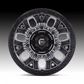 Fuel Traction D825 Matte Gunmetal Custom Truck Wheels 3